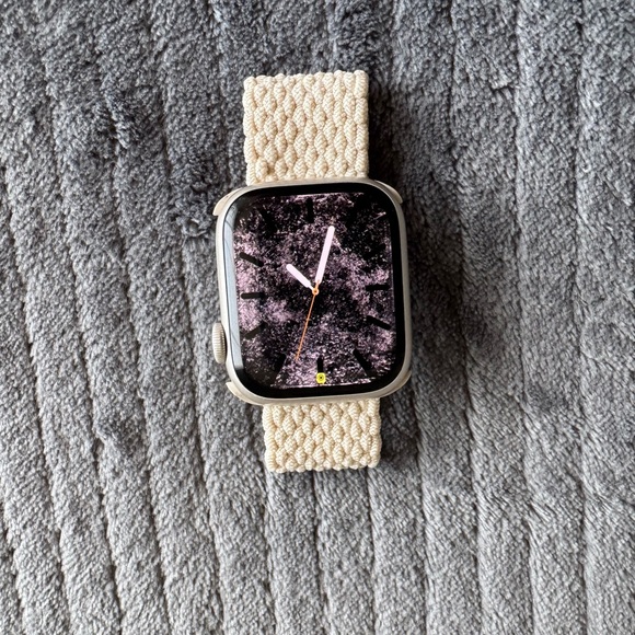 Solace Other - Braided Solo Loop Apple Watch Band Beige/Cream 42/44/45mm (Size S)
